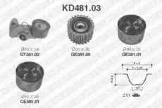 SNR KD481.03 1688 мм 30 мм